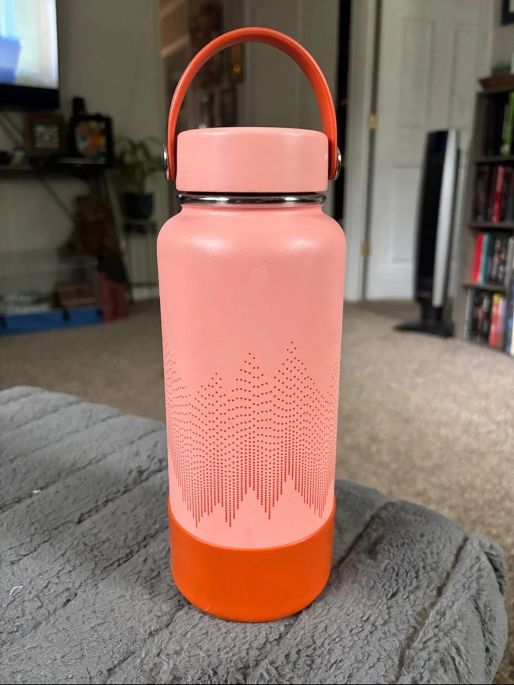 32oz Hydro Flask Alpenglow Pink  Limited Edition Wide Mouth Bottle Rare - Picture 3 of 8